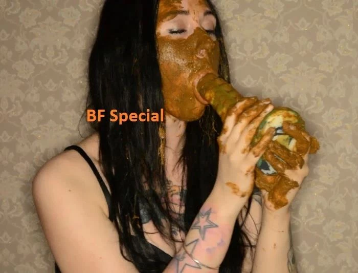 Shitting in mouth slave quickly eats diarrhea. FSpec-560 2024 [FullHD]
