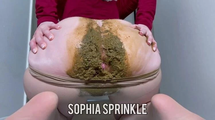 Pantyhose Poop and Smear in Red Dress Sophia Sprinkle 2024 [FullHD]